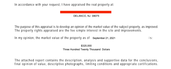 Walnut Appraisal