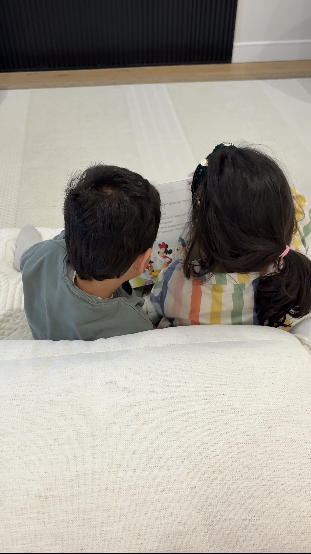 Luna Reading to Luca