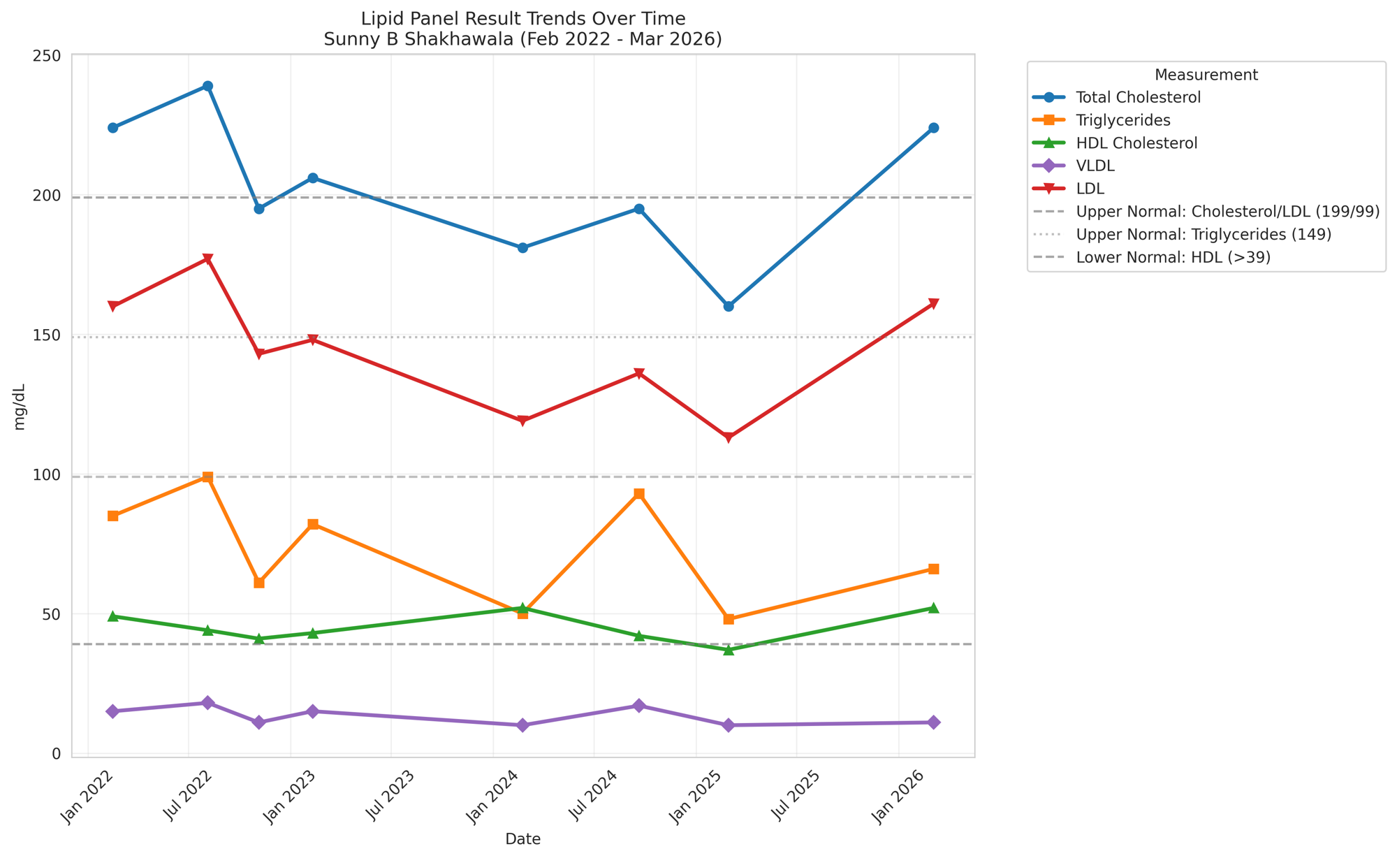 Lipid Panel Results